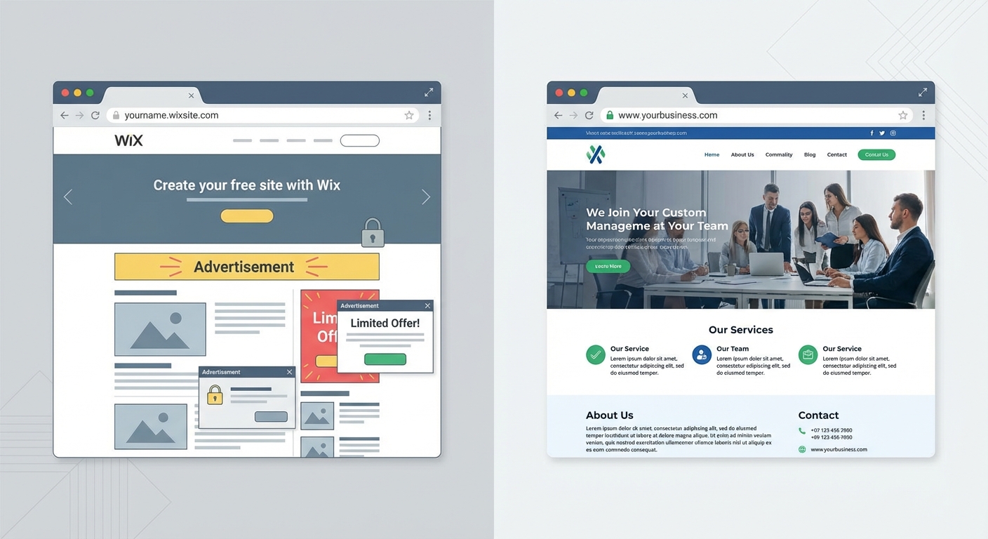 Sito web gratis vs professionale: cosa cambia davvero