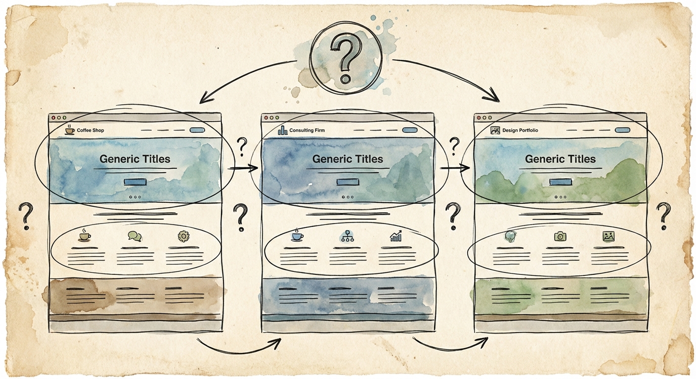 Problemi dei siti creati con l'AI: 7 errori che stai facendo